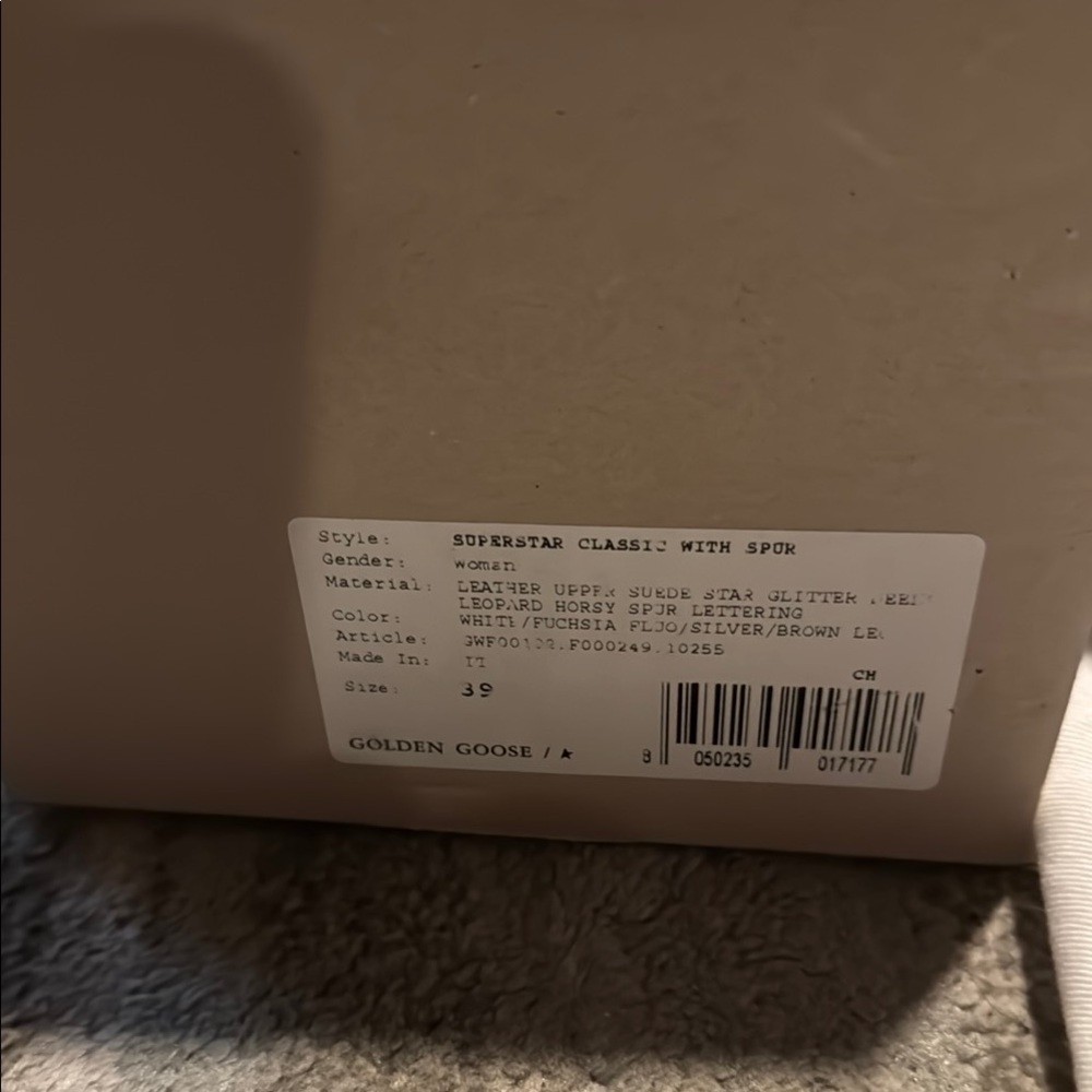 Golden Goose Women's White and Pink Sneakers - Picture 6 of 8